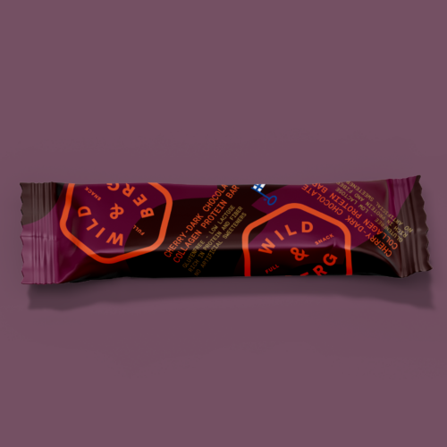 Kirsikka-Tumma suklaa kollageeni proteiinipatukka