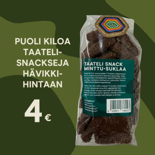 HÄVIKKIERÄ! Taatelisnack Minttusuklaa 500g